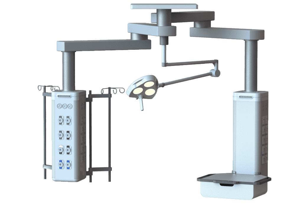 Horizontal Arms & Treatment Lamp