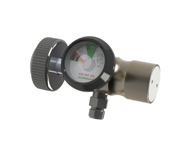 Compact Portable Medical Oxygen Regulator (3/4G Inlet)