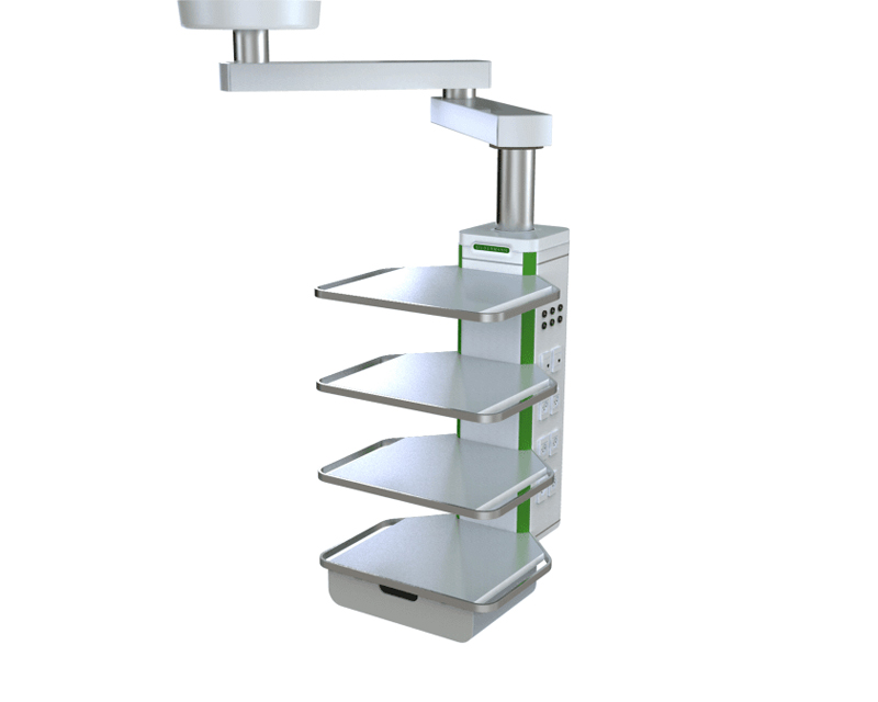 Single Overhead Suspension System for Endoscopic Applications