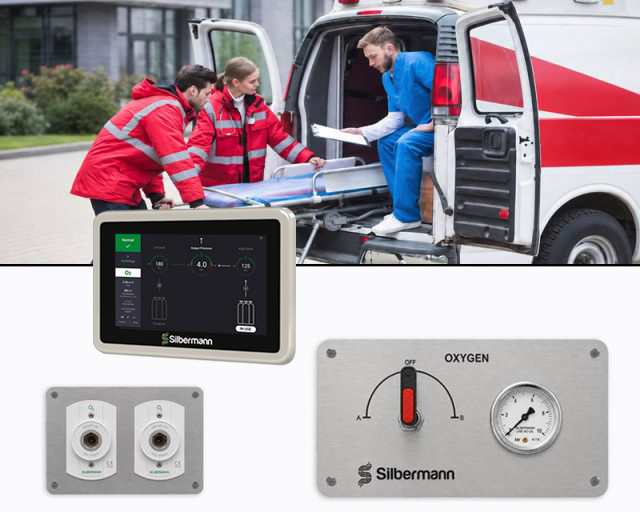 Ambulance manual oxygen changeover system